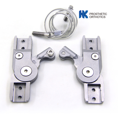 Zwitsers slot kniegewricht voor orthoses Aluminium 7075 Breedte 19 mm Kabel gecontroleerd
