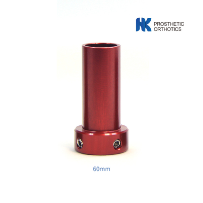 Aluminium Pediatrische korte buis Adapter Lengte 60 mm Diameter 22 mm