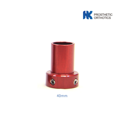 Aluminium Kinderprothese Korte Pylon Adapter Lengte 40 mm Diameter 22 mm