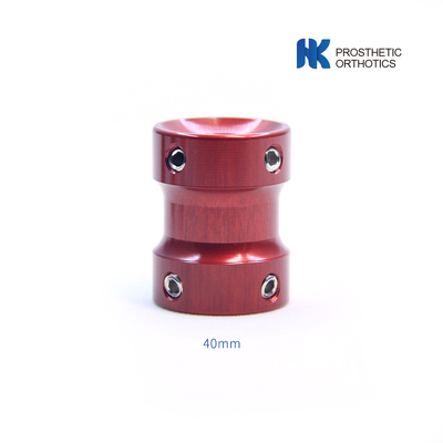 Aluminium kinderprothese dubbele kop ontvanger lengte 40 mm
